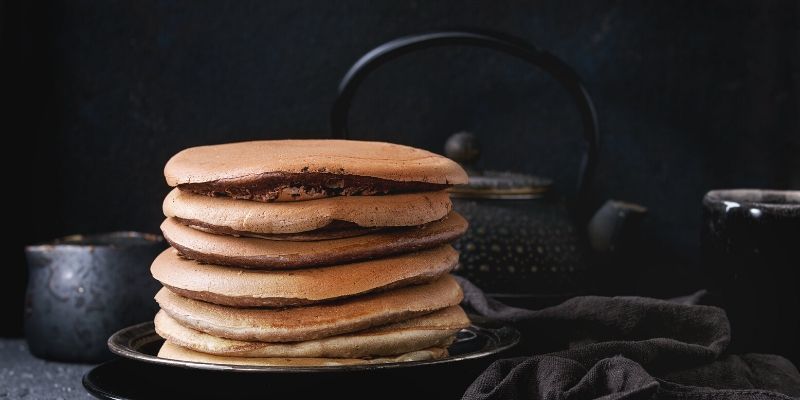 Vegan almond flour pancakes | Recipe card