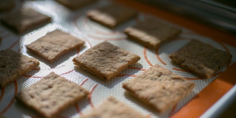 Sesame Wasabi Crackers | Recipe card