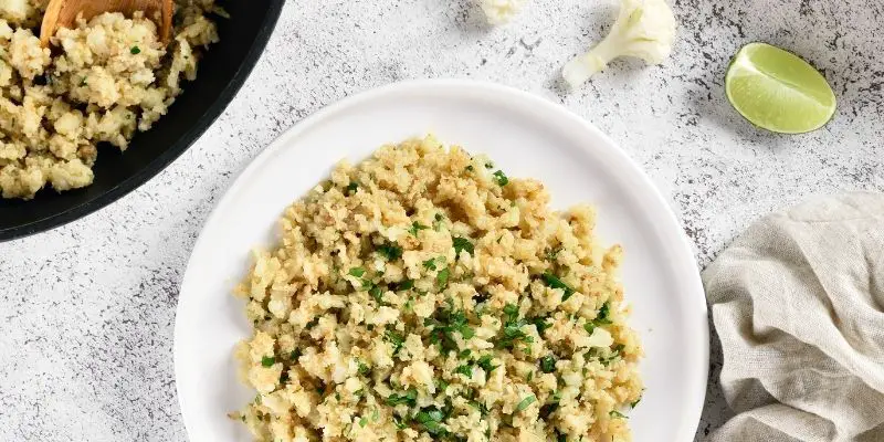 Keto cauliflower couscous | Recipe card
